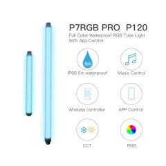 P120 P7RGB PRO 5m Waterproof IP68 RGB Tube Light with App Control Builtin Battery