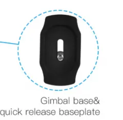 quick release base plate for DJI RS2/RSC2