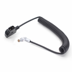 KO-6 Coiled D-Tap to RED KOMODO Camera Power Cable 0.35-0.5m