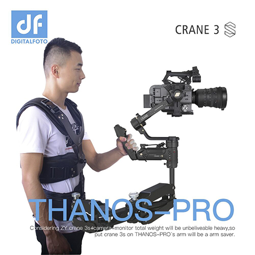 DIGITALFOTO THANOS-PROC3 Universal Vest Arm with Adapter for ZY Crane3S DJI RS2 etc
