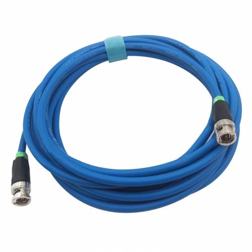 12G-SDI (UHD≤20m） 4K SDI BNC Cable With Canare LV-61S Blue Color