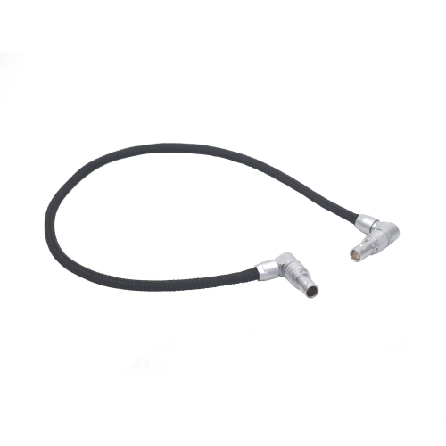 KO-12 49cm Red-Komodo Rotatable Flexible Power-Cable 2-Pin Female to Adjustable Right-Angle 2-Pin Male Cord
