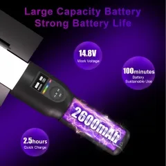 G60R 60CM 2500~9000K RGB LED Fill Tube Light With Barndoor 14 Color Effect