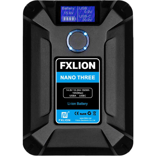 Fxlion Nano THREE Ultracompact V-Mount Battery (150Wh)