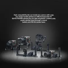 CRM-02 DUAL HANDLE GRIP ADAPTER FOR UNIVERSAL CAMERA GIMBAL