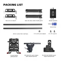 CRM-02 DUAL HANDLE GRIP ADAPTER FOR UNIVERSAL CAMERA GIMBAL