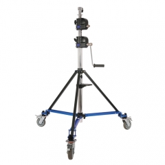 MFC-3950D  2 Sections 50kg Payload Wind-Up Stand with Braked Wheels