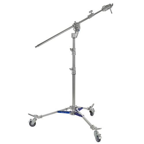 M-6 10kg Payload 5 Sections Boom Stand with Boom Extension&Locking Wheel