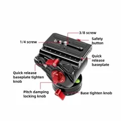 DF-8153  Fluid head with damper