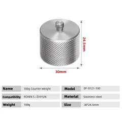 DF-8121 Counter Weight 50g 100g