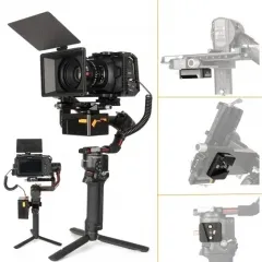 VR-04  mini V mount plate for DJI Ronin Gimbal Stabilizer RS2 RS3 RS3PRO Pitch axis