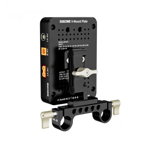 VM-VP2 kit3 VM-VP2 kit3 Angle Adjustable V mount battery plate（Support USB-C PD input）