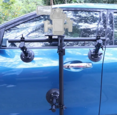 HULK-SUCTION Suction Cup with Rod Bracket for Camera Gimbal on Car Mounting System