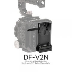 DF-V2N Ultra-slim V Mount Battery to Sony L-series NPF Battery Plate Adapter