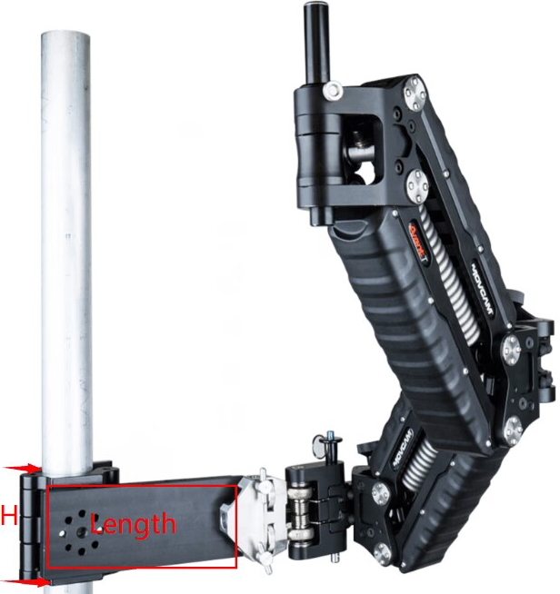 DF-HMK-01 DIGITALFOTO Hard Mount Kit for THANOS-PROCINE Camera Stabilizer Arm | For Speed Rail & Mitchell Gear