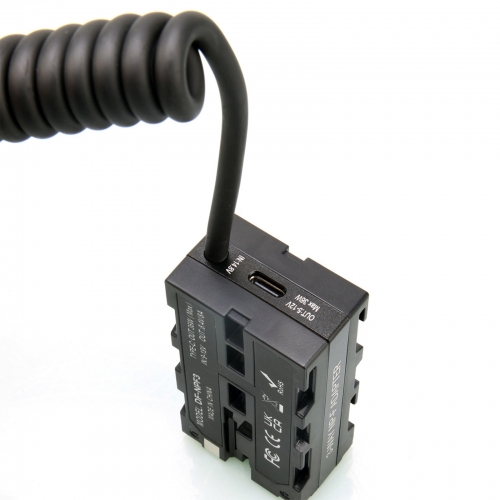 DF-NPF3 D-Tap to Dual-Side Sony NPF Dummy Battery