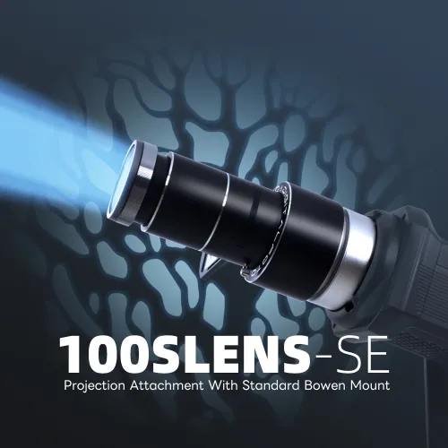 100SLENS-SE Projection Attachment With Standard Bowen Mount with 80° Lens for LED Light
