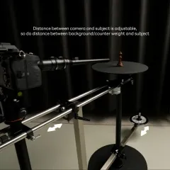 V360SE 2 Axis 360° Spinning Camera Rig Video Rotating Platform for Filmmakers & Videographers