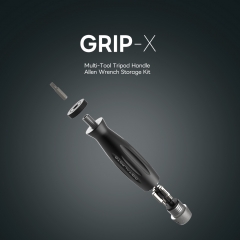 GRIP-X Multi-Tool Tripod Handle Allen Key Spanner Storage Kit for Camera Video Photographer Videographer