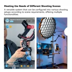 CINETREE GEAR TREE With Rolling Tripod Stand Mobile Studio for Content Creators Filmmakers Home Studio