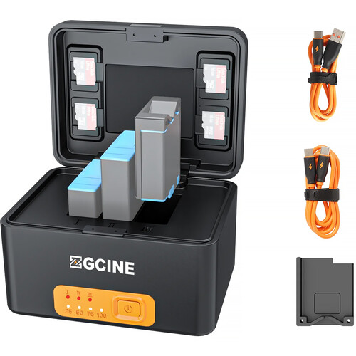 ZG-PS-G10Kit3 ZGCINE PS-G10Kit3 Charging Case for Select GoPro Batteries