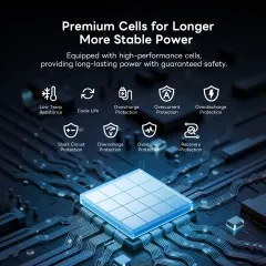 DF-PowerView100C Sony NP-FZ100 2600mAh Battery with USBC Power-Inand Battery Capacity Indicator