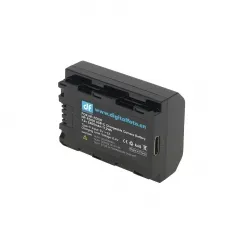 DF-PowerView100C Sony NP-FZ100 2600mAh Battery with USBC Power-Inand Battery Capacity Indicator