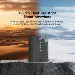 DF-PowerView100C Sony NP-FZ100 2600mAh Battery with USBC Power-Inand Battery Capacity Indicator