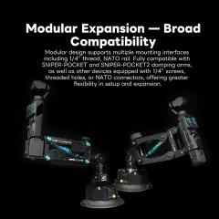 SNIPER-EPUCK 4.5“ Electric Suction Cup