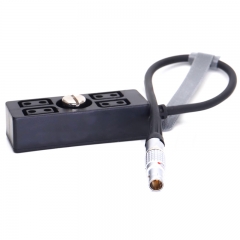 12V 0B2/0B3/0B4 pin 4*D-tap Power Splitter Hub with Fixed Screw for Movcam