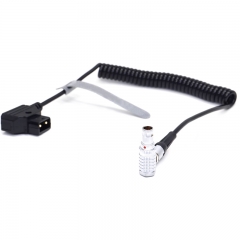 AR231 Right angle head DTAP to 2 pin power cable for Teradek ，Vaxis ，Hollyland，  Swit wireless transmitter