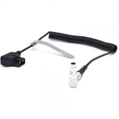 AR231 Right angle head DTAP to 2 pin power cable for Teradek ，Vaxis ，Hollyland，  Swit wireless transmitter