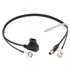 AR201 60/80/100cm camera 0B2pin  to TA4F +SDI TVLOGIC 058 056 F-5A 10A 7HS power cable