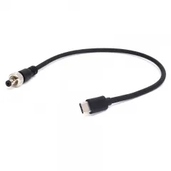 AR254 40/60/80cm DJI DJI RS3 4 Type-c Power Cable to DC2.5 with locking for wireless transmitter monitor
