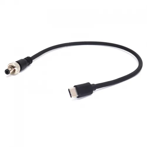 AR254 40/60/80cm DJI DJI RS3 4 Type-c Power Cable to DC2.5 with locking for wireless transmitter monitor