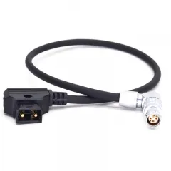 AR253 20/40/60cm D-tap to Right Angle Head 6 pin(4+2) Power Cable for DJI Transmission