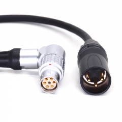 AR256 40/60/80cm XLR 3 pin to 6 pin female Power Cable for Atomos Neon 17"  monitor