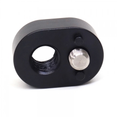 AR249 SamllHD monitor Adapter with 1/4" Screw with  Locating Pin to 3/8" Screw Hole