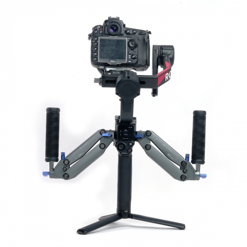 Ares-se Universal Gimbal Z Axis Spring Dual Handle Grip with Nato Clamp for DJI RS2 RS3 RS3PRO RS4 RS4PRO