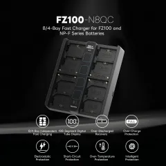 FZ100-N8QC Quick Charger for Sony NPF Series and FZ100 Quick Charger