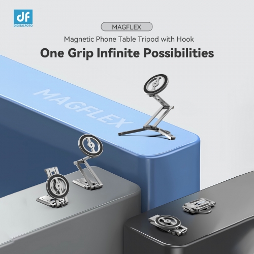 MAGFLEX Foldable Magsafe Magnetic Phone Table Tripod with Hook