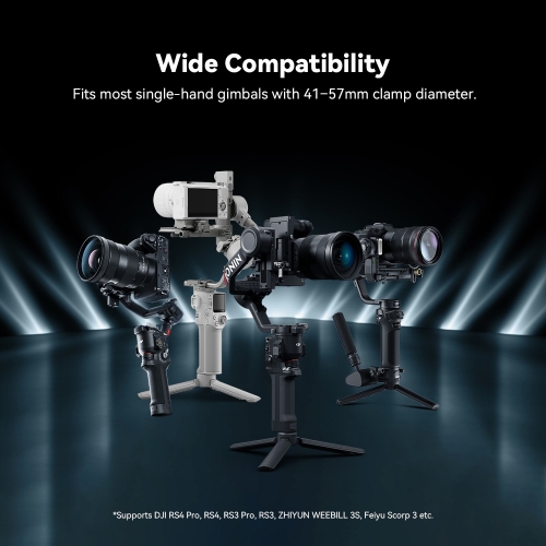 ARES-SE Universal Gimbal Z Axis Spring Dual Handle Grip with Nato
