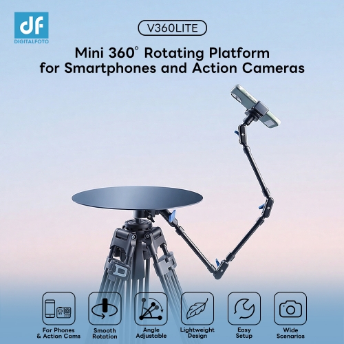 V360LITE Mini 360° Rotating Platform for Smartphones and Action Cameras