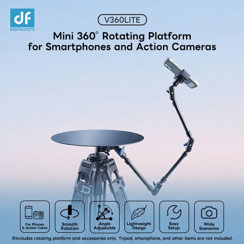 V360LITE Mini 360° Rotating Platform for Smartphones and Action Cameras    (This product only includes the rotating table and its related accessories,