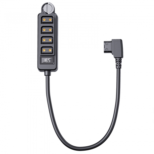 77cm 1 to 4 D-Tap Splitter with 1/4 Screw&Voltage Monitor