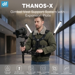 THANOS-X DJI RS2 RS3 PRO RS4 PRO RS5 Gimbal Supporting Vest System with V Mount Battery/Wireless Transmitter Plate