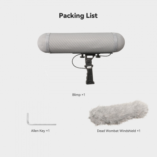 Micolive-Pro BLIMP System Microphone wind protect Cage Windshield