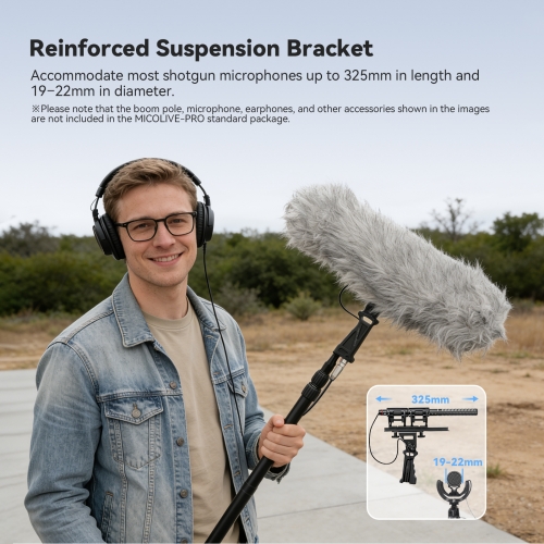 Micolive-Pro BLIMP System Microphone wind protect Cage Windshield