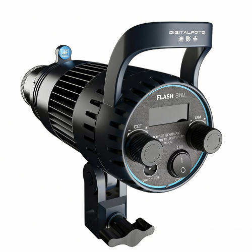 FLASH-BI50 50W Bi-Color LED Spotlight with Snoot Projector Attachment