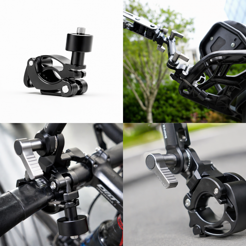 SNIPERPOCKET-BIK Motorbycle Clamp with Nato Rail Z-Axis Mini Spring Arm for DJI Osmo Pocket Action Camera Insta 360